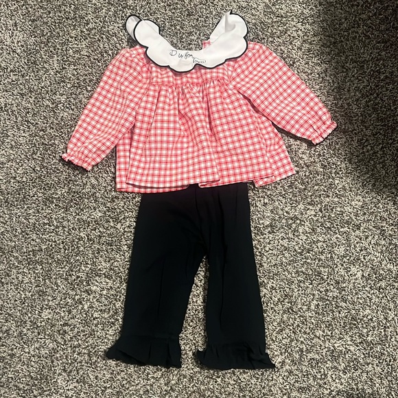 Little Bear Smocks Other - D is for Dawgs Georgia Bulldog Outfit Little near Smocks 24M